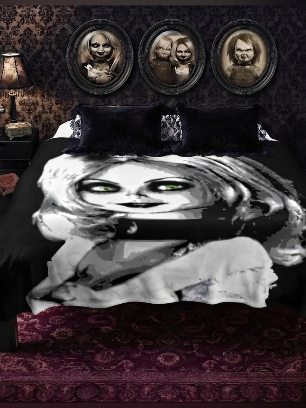 Bride of Chucky oversized Throw Blanket